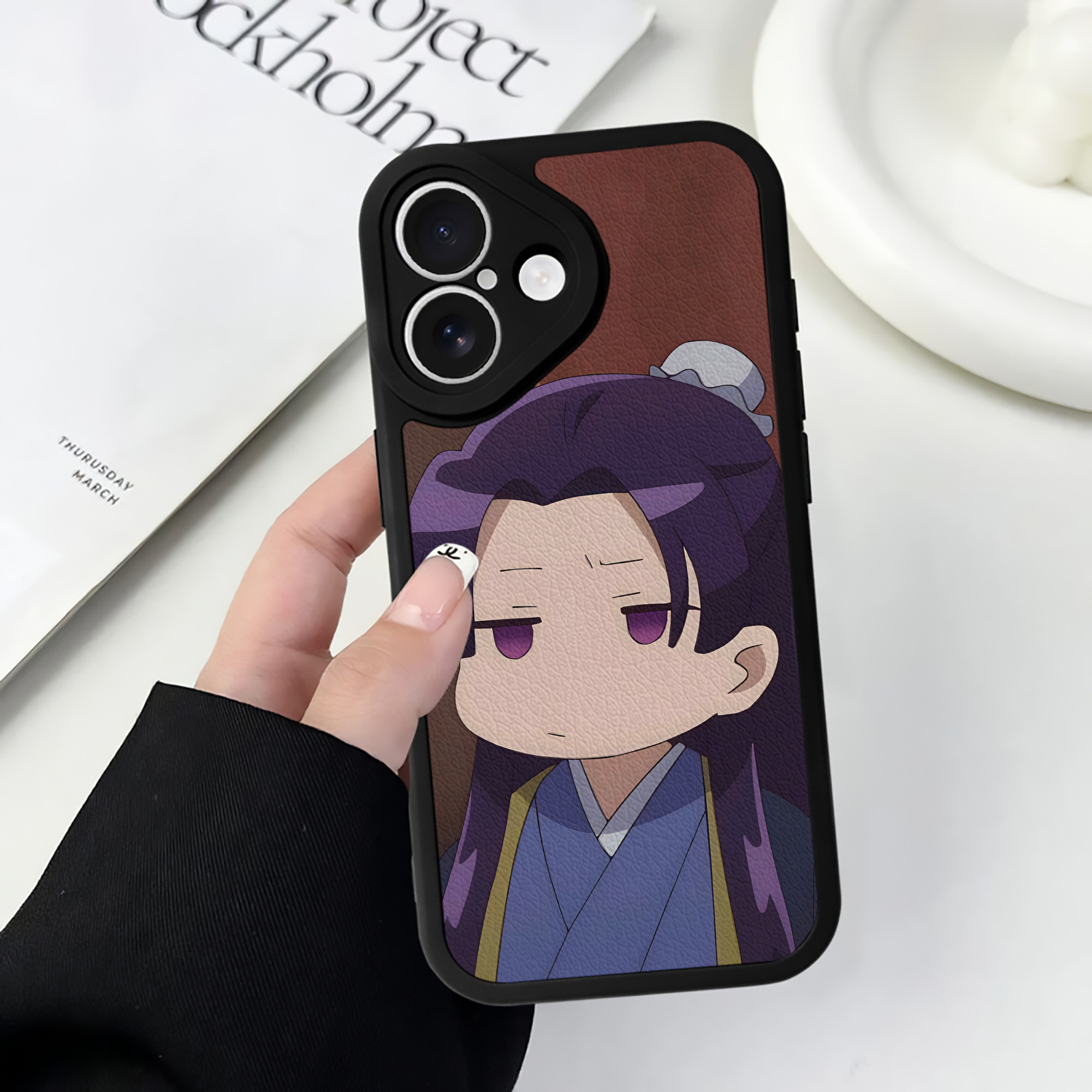 薬屋のひとりごと The Apothecary Diaries 【iPhone 16シリーズ対応】シリコンスマホケース（レザー調） 材質：シリコン